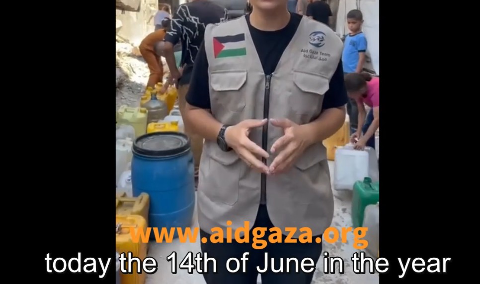 Action for Gaza Donations: Water Distribution on June 14th to North of Gaza